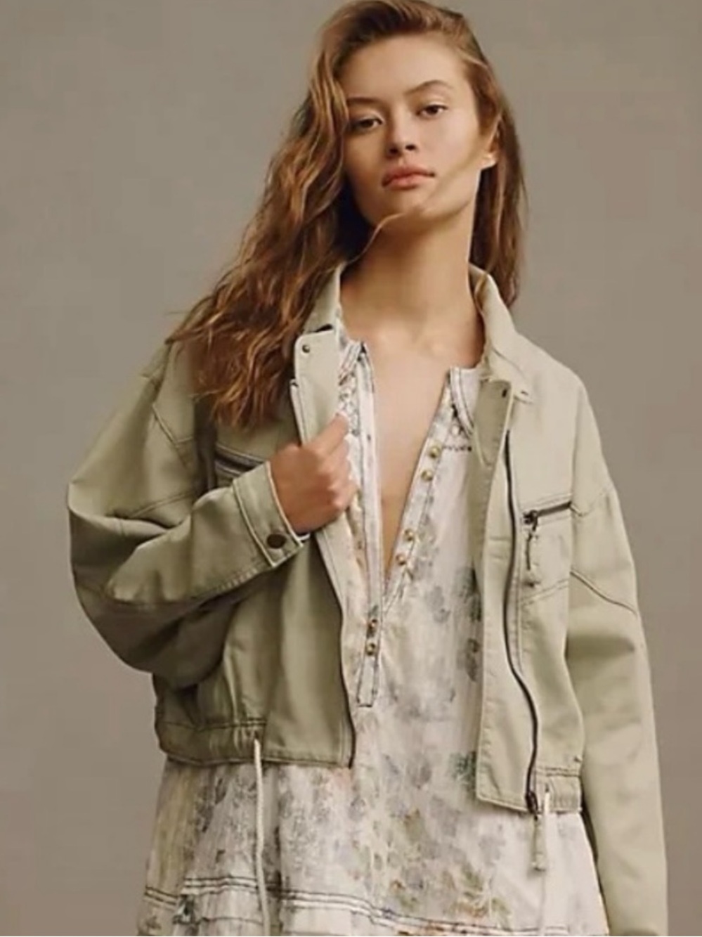Pilcro
Pilcro/Anthropologie Tidal Moto Utility Jacket in Moss (S)